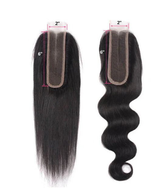 2x6 Luxury VIRGIN HD Lace Closures (Body Wave, Deep Wave, Loose Deep Wave & Straight)